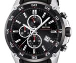 Festina The Originals Chronograph Rubber Strap Black Dial Quartz F20330-5 100M Men's Watch