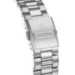 Festina Timeless Chronograph Stainless Steel Silver Dial Quartz F20560-1 100M Men's Watch