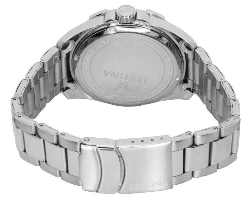 Festina Timeless Chronograph Stainless Steel White Dial Quartz F16820-Q Men's Watch