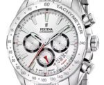 Festina Timeless Chronograph Stainless Steel White Dial Quartz F20668-1 100M Men's Watch