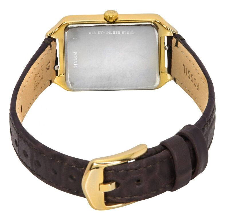 Fossil Raquel Leather Strap Brown Dial Quartz ES5367 Women's Watch