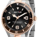 Refurbished Sector 230 Black Dial Two Tone Stainless Steel Quartz R3253161019 100M Men's Watch