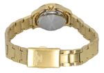 Seiko 5 Classic Gold Tone Stainless Steel Black Dial 21 Jewels Automatic SYMD96K1 Women's Watch