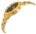 Seiko 5 Gold Tone Stainless Steel Black Dial 21 Jewels Automatic SNKK40J1 Men's Watch