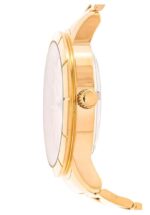 Seiko 5 Gold Tone Stainless Steel Gold Dial 21 Jewels Automatic SNKN62K1 Men's Watch