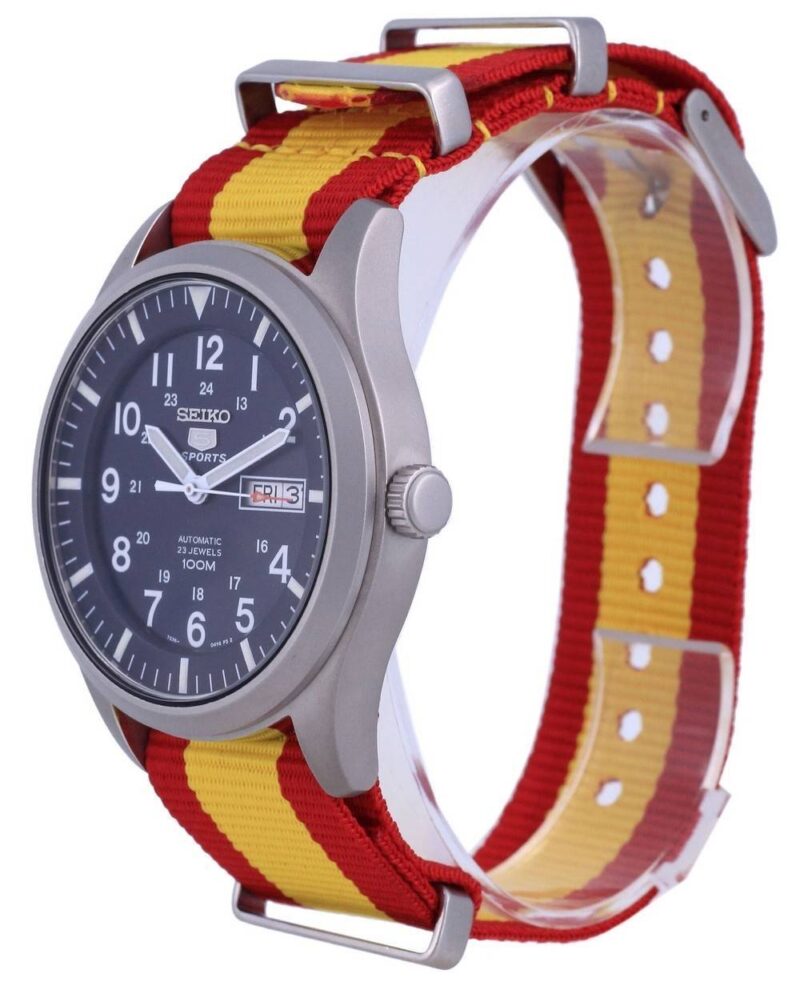 Seiko 5 Sports Automatic Polyester SNZG11J1-var-NATO28 100M Men's Watch