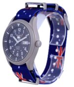 Seiko 5 Sports Automatic Polyester SNZG11J1-var-NATO30 100M Men's Watch