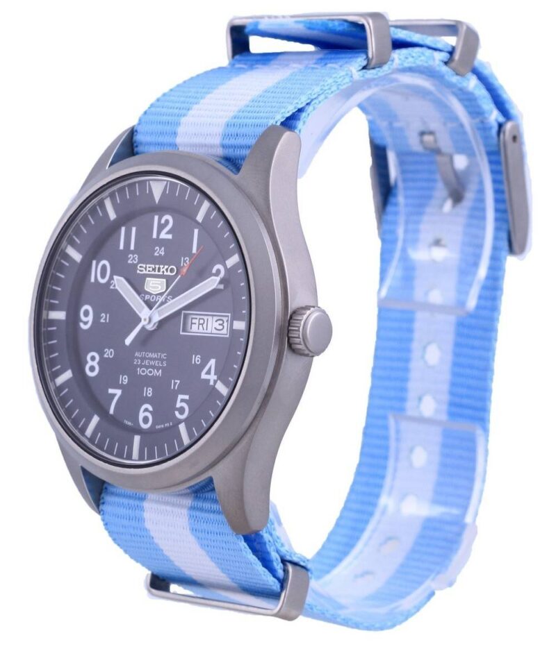 Seiko 5 Sports Automatic Polyester SNZG11K1-var-NATO24 100M Men's Watch