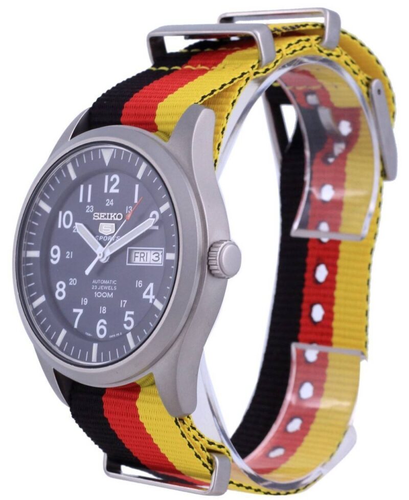Seiko 5 Sports Automatic Polyester SNZG11K1-var-NATO26 100M Men's Watch