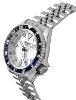 Seiko 5 Sports SKX GMT Stainless Steel White Dial Automatic SSK033K1 100M Men's Watch
