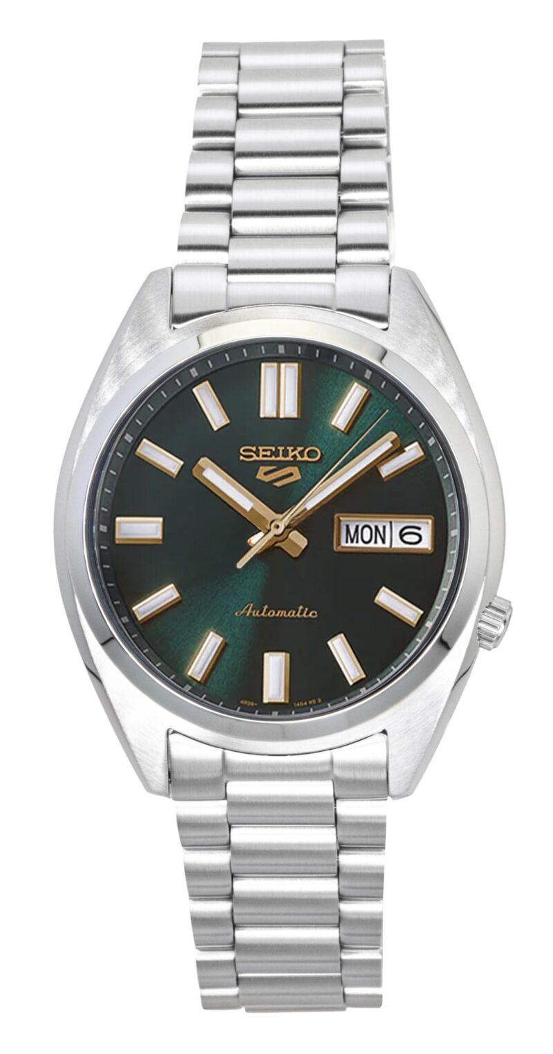Seiko 5 Sports SNXS Stainless Steel Green Dial Automatic SRPL57K1 100M Men's Watch