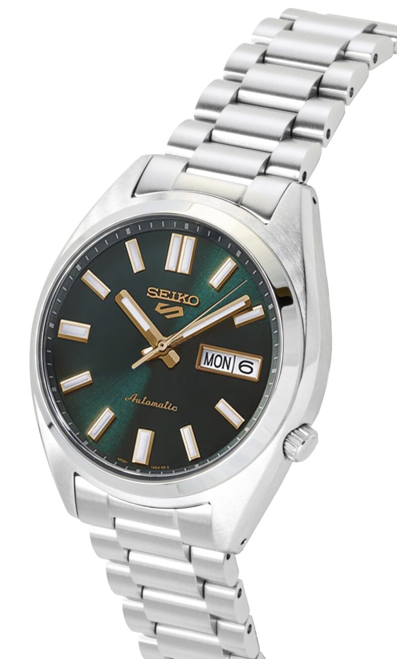 Seiko 5 Sports SNXS Stainless Steel Green Dial Automatic SRPL57K1 100M Men's Watch