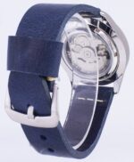 Seiko 5 Sports SNZG11J1-var-LS15 Automatic Dark Blue Leather Strap Men's Watch