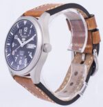 Seiko 5 Sports SNZG11J1-var-LS17 Automatic Brown Leather Strap Men's Watch