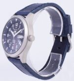 Seiko 5 Sports SNZG11K1-var-LS13 Automatic Dark Blue Leather Strap Men's Watch