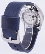 Seiko 5 Sports SNZG11K1-var-LS15 Automatic Dark Blue Leather Strap Men's Watch