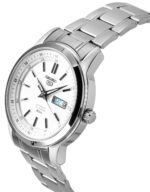 Seiko 5 Stainless Steel Silver Dial 21 Jewels Automatic SNKM83J1 Men's Watch