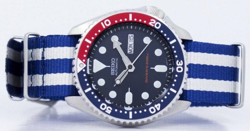 Seiko Automatic Diver's 200M NATO Strap SKX009K1-var-NATO2 Men's Watch