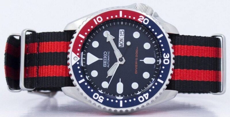 Seiko Automatic Diver's 200M NATO Strap SKX009K1-var-NATO3 Men's Watch