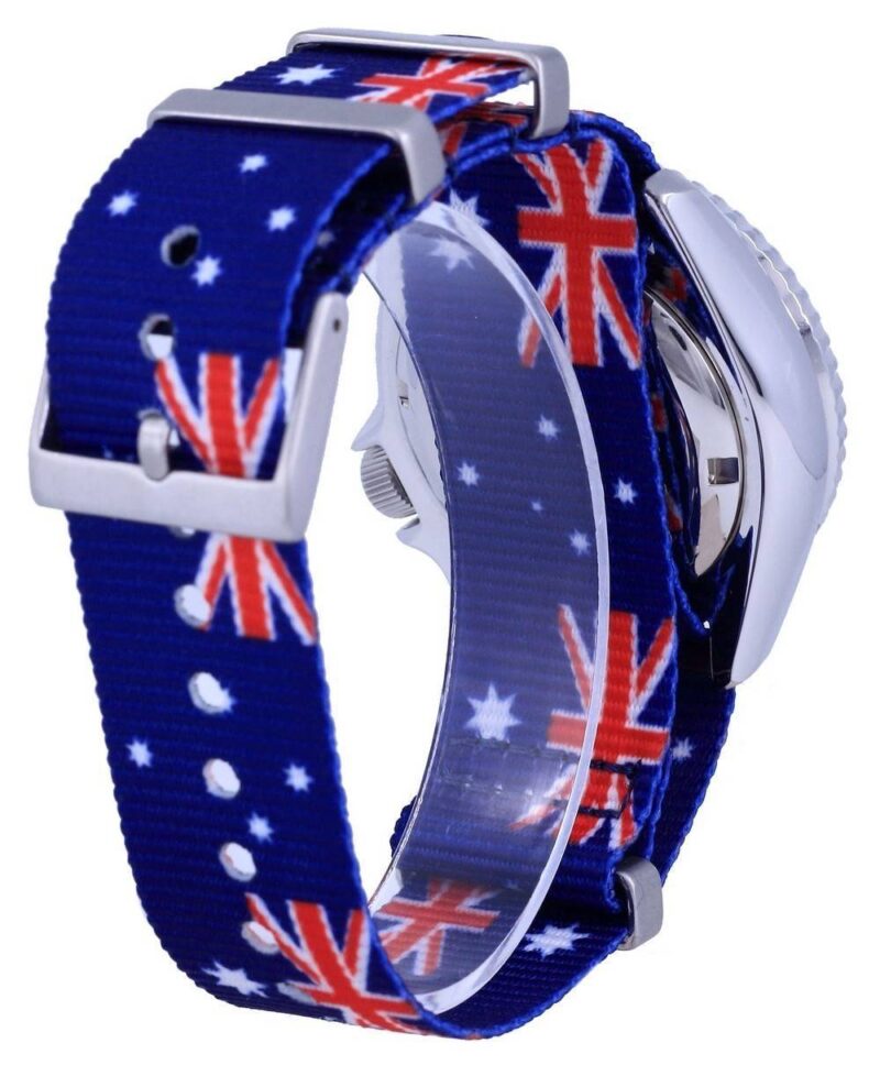 Seiko Automatic Diver's Polyester Japan Made SKX009J1-var-NATO30 200M Men's Watch