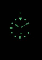 Seiko Automatic SKX009J1-var-LS15 Diver's 200M Dark Blue Leather Strap Men's Watch