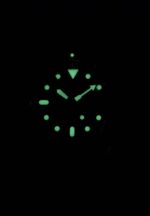 Seiko Automatic SKX009K1-var-LS13 Diver's 200M Dark Blue Leather Strap Men's Watch