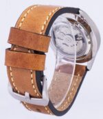 Seiko Automatic SKX009K1-var-LS17 Diver's 200M Brown Leather Strap Men's Watch
