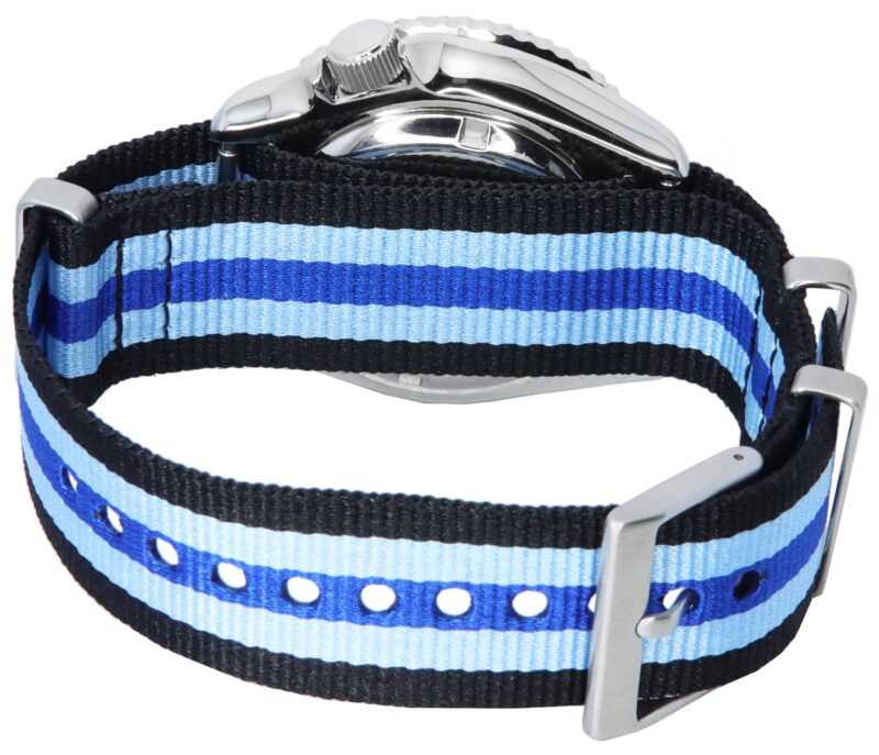 Seiko Blue Dial Automatic Diver's SKX009K1-var-NATO20 200M Men's Watch