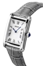 Seiko Classic Leather Strap White Dial Quartz SWR099P1 Women's Watch