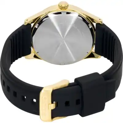 Seiko Conceptual Silicone Strap Black Dial Quartz SUR560P1 100M Men's Watch