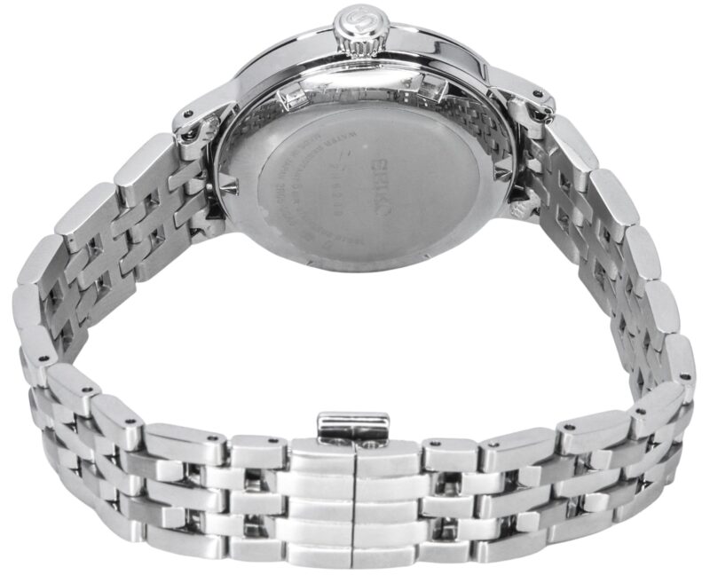 Seiko Presage Cocktail Time Skydiving Diamond Accents Blue Dial Automatic SRE007J1 Women's Watch