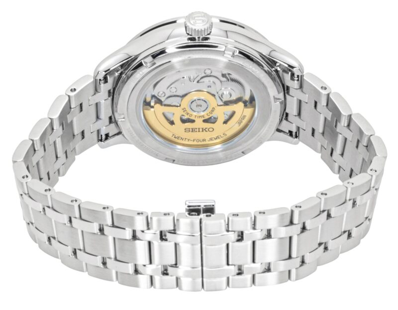 Seiko Presage Japanese Garden Stainless Steel Green Dial Automatic SSA463J1 Men's Watch