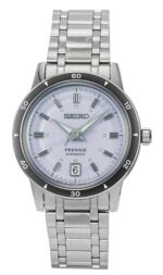 Seiko Presage Style 60's Stainless Steel Light Violet Dial Automatic SRPL73J1 Men's Watch