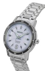 Seiko Presage Style 60's Stainless Steel Light Violet Dial Automatic SRPL73J1 Men's Watch