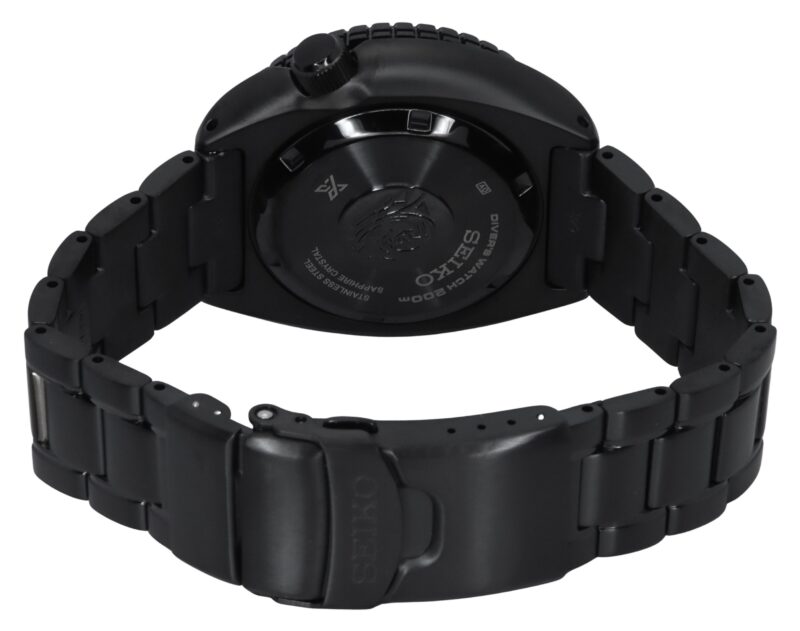 Seiko Prospex Black Series Night Vision Turtle Black Dial Automatic Diver's SRPK43K1 200M Men's Watch
