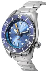 Seiko Prospex Sea Aqua Sumo GMT Blue Dial Solar Diver's SFK001J1 200M Men's Watch