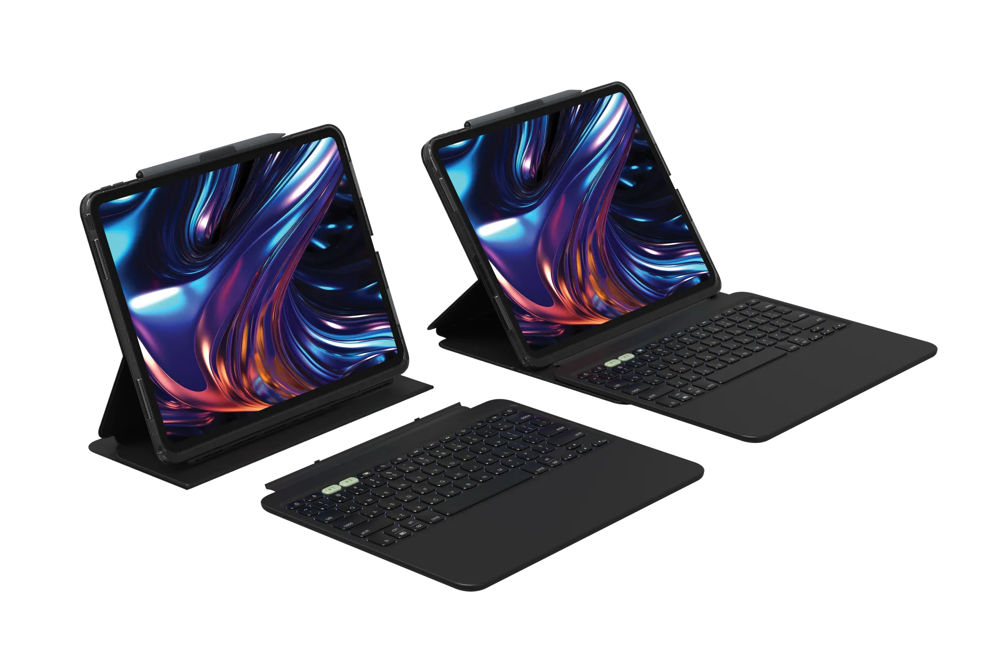 ZAGG-KB-Pro Keys 2-Apple-iPad Pro 13 (M4)-Black-UK 1 -