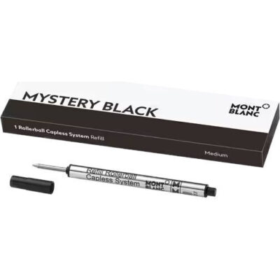 Montblanc 1x Rollerball Capless Refill, Mystery Black (128242)