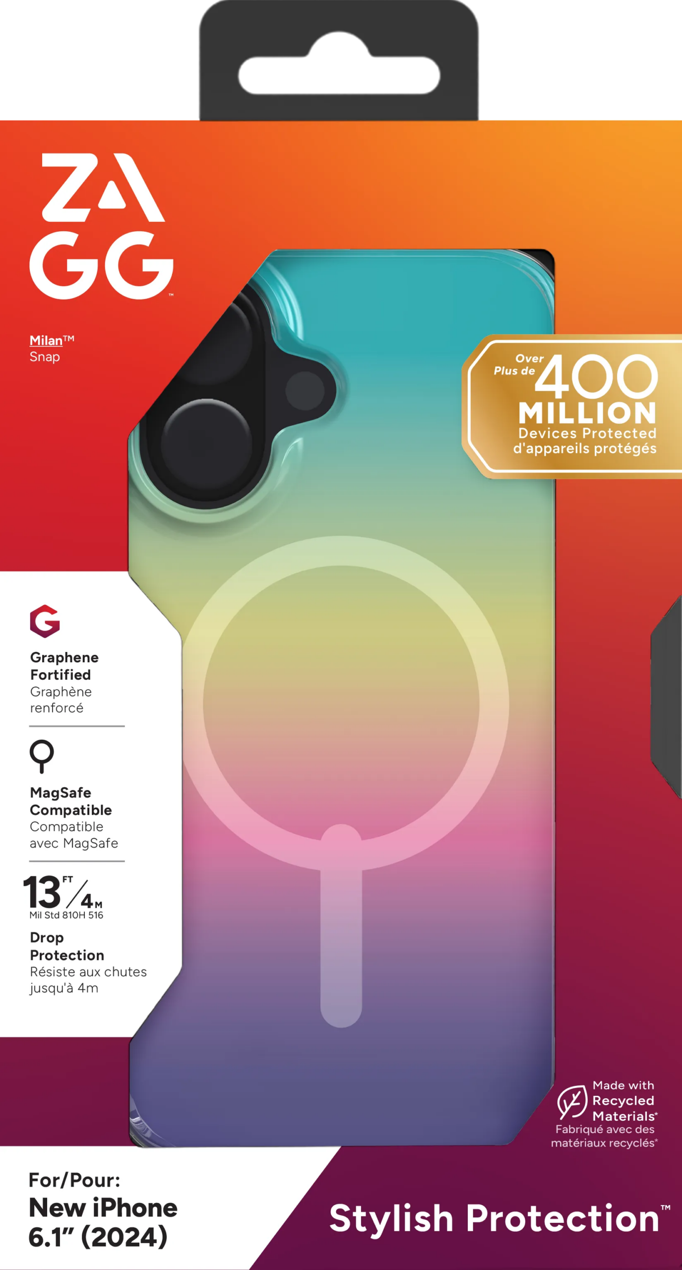 ZAGG Cases Milan Snap Apple iP16 Iridescent 1 ZAGG Cases Milan Snap Apple iP16 Iridescent