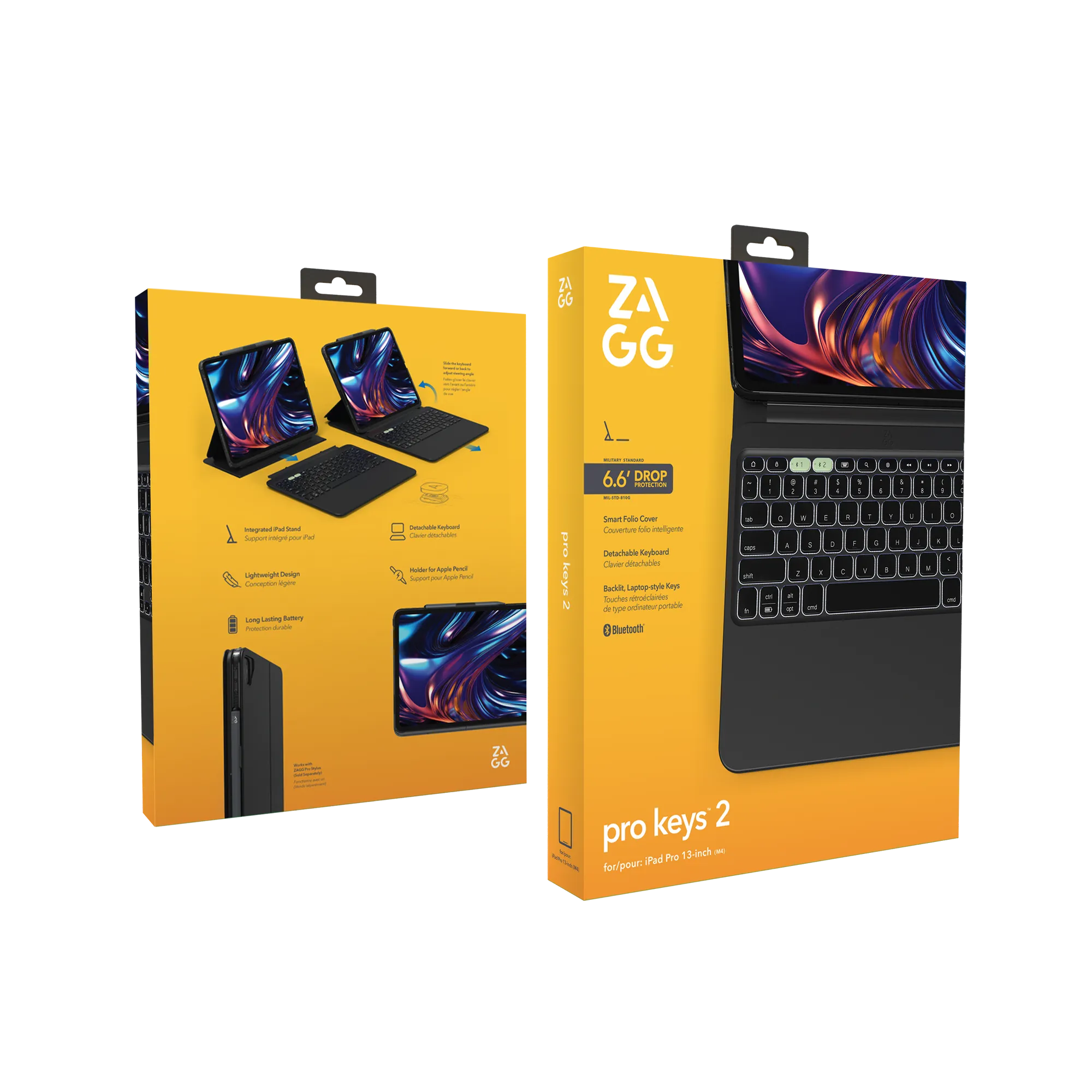 ZAGG-KB-Pro Keys 2-Apple-iPad Pro 13 (M4)-Black-UK 2 ZAGG-KB-Pro Keys 2-Apple-iPad Pro 13 (M4)-Black-UK - Image 2