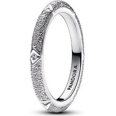 Pandora Texture & Stones Ring (193322C01-54) Women JEWELRY