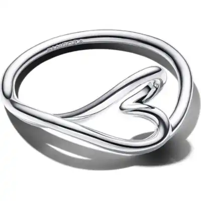 Pandora Organically Shaped Heart Small Ring (194361C00-50) Women JEWELRY