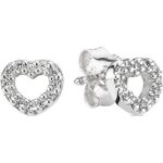 Pandora Sparkling Double Hoop Earrings (290528CZ) Women JEWELRY