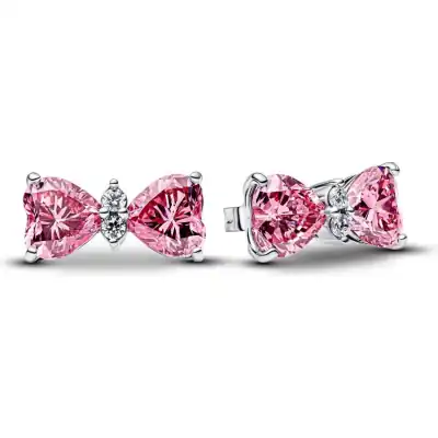Pandora Sparkling Double Hoop Earrings (294265C01) Women JEWELRY