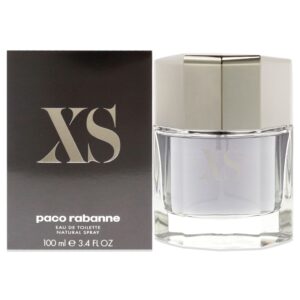 Paco Rabanne Black XS for Men 3.4 oz Eau de Toilette Spray