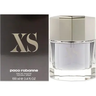 Paco Rabanne Black XS for Men 3.4 oz Eau de Toilette Spray
