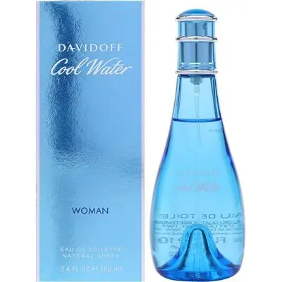 Davidoff Cool Water by Davidoff for Women 3.4 oz EDT Spray Eau de Toilette