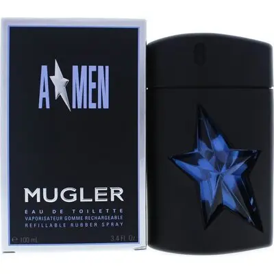Thierry Mugler Angel for Men 3.4 oz Eau de Toilette Spray Refillable Rubber Spray