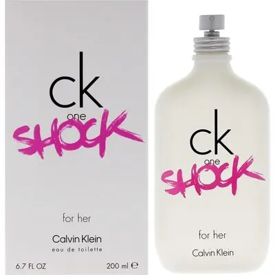 Calvin Klein CK One Shock For Her by Calvin Klein for Women 6.7 oz EDT Spray