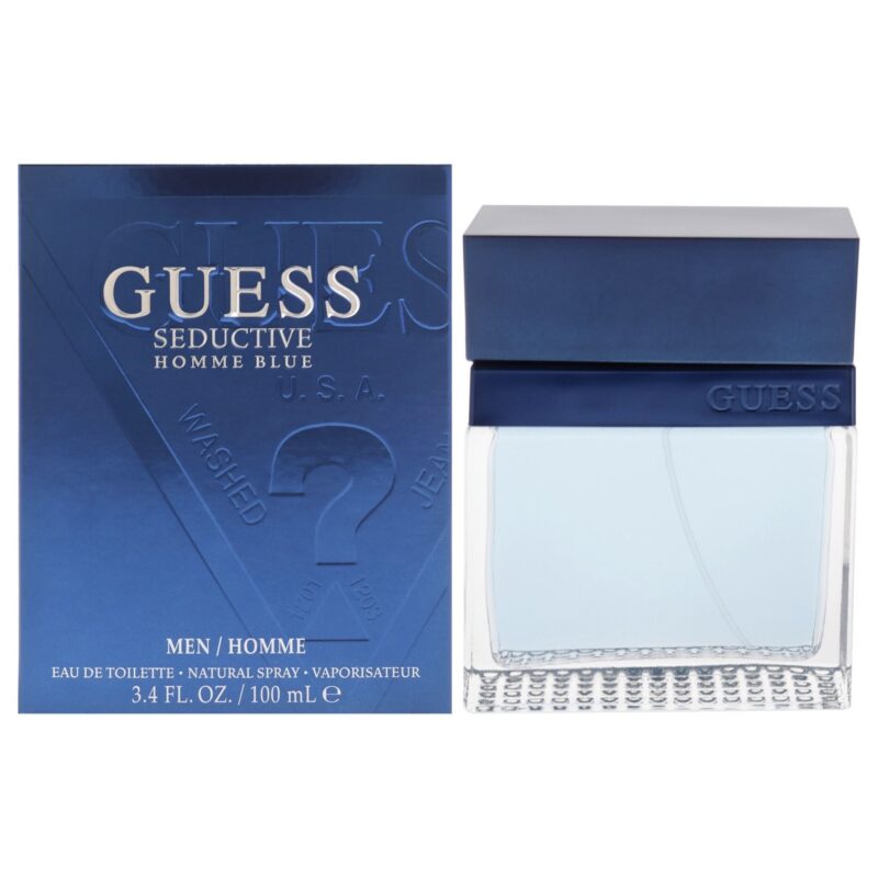 Guess Seductive Homme Blue by Guess for Men - 3.4 oz Eau de Toilette Spray